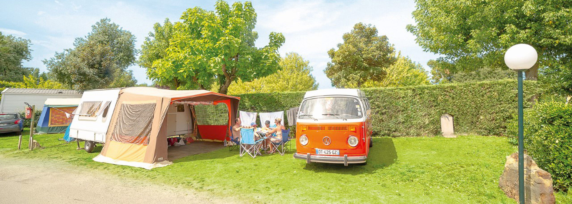 emplacement spacieux du camping en Vendée